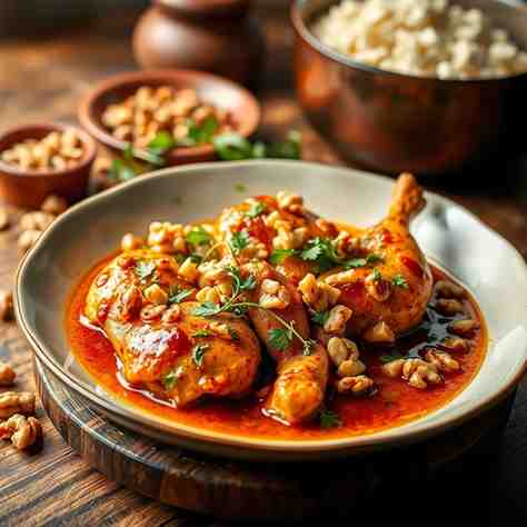 Georgian Walnut - Chicken & Sauce Recipe